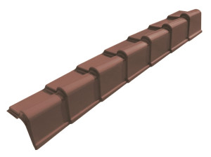 Левая боковая окантовка для черепичной плиты