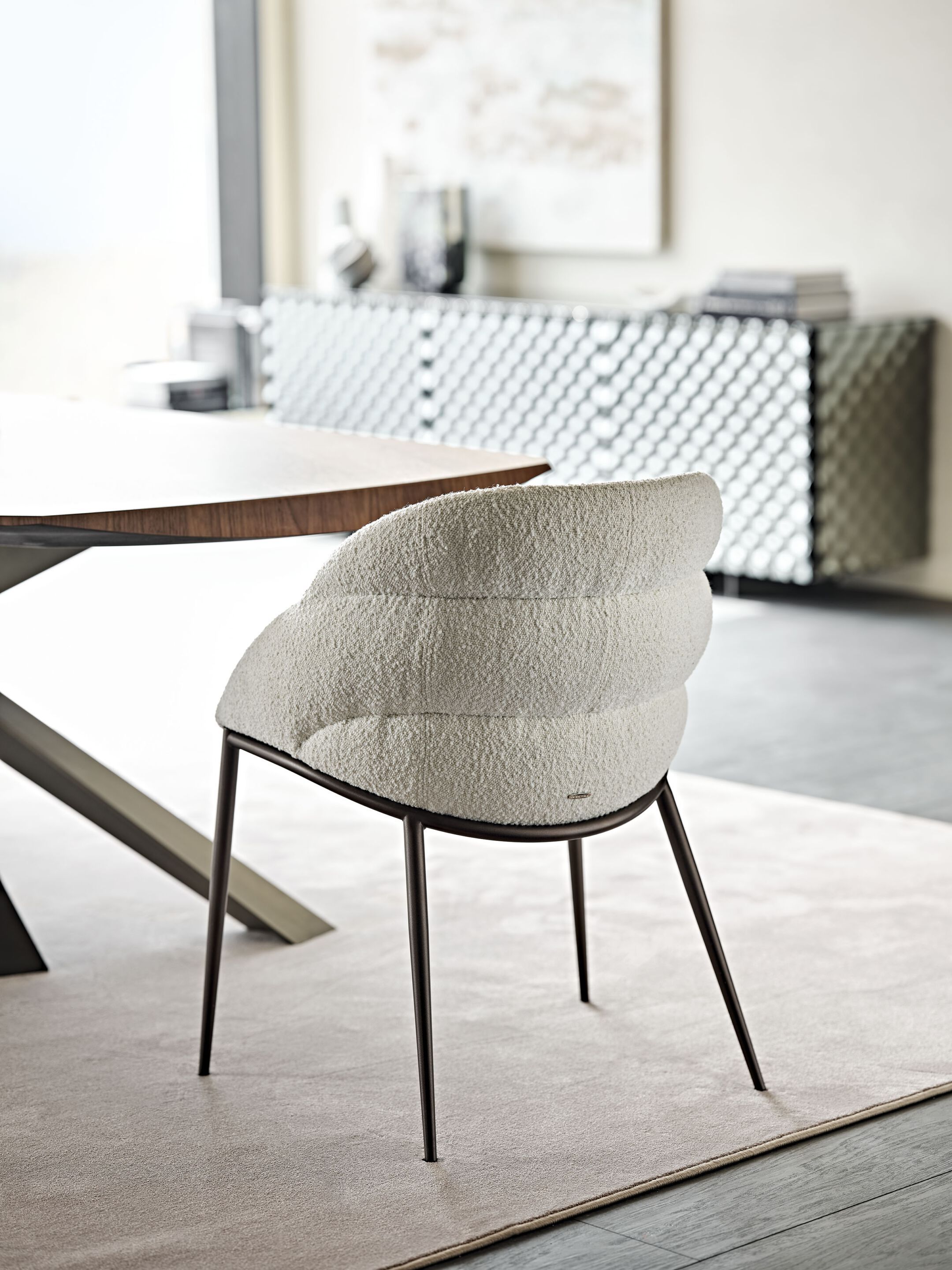 Кожаный мягкий стул с подлокотниками Cattelan italia Камилла ARCH-00068895 - Вид №6