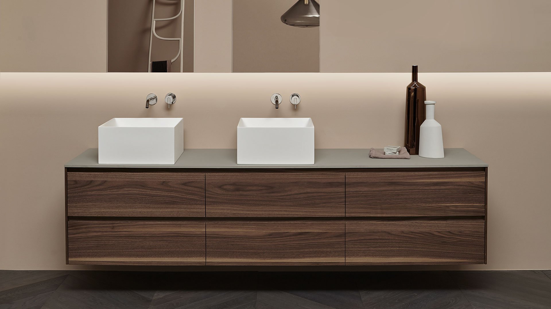 Stratos Накладная раковина на столешницу  прямоугольная Antoniolupi  - Вид №5