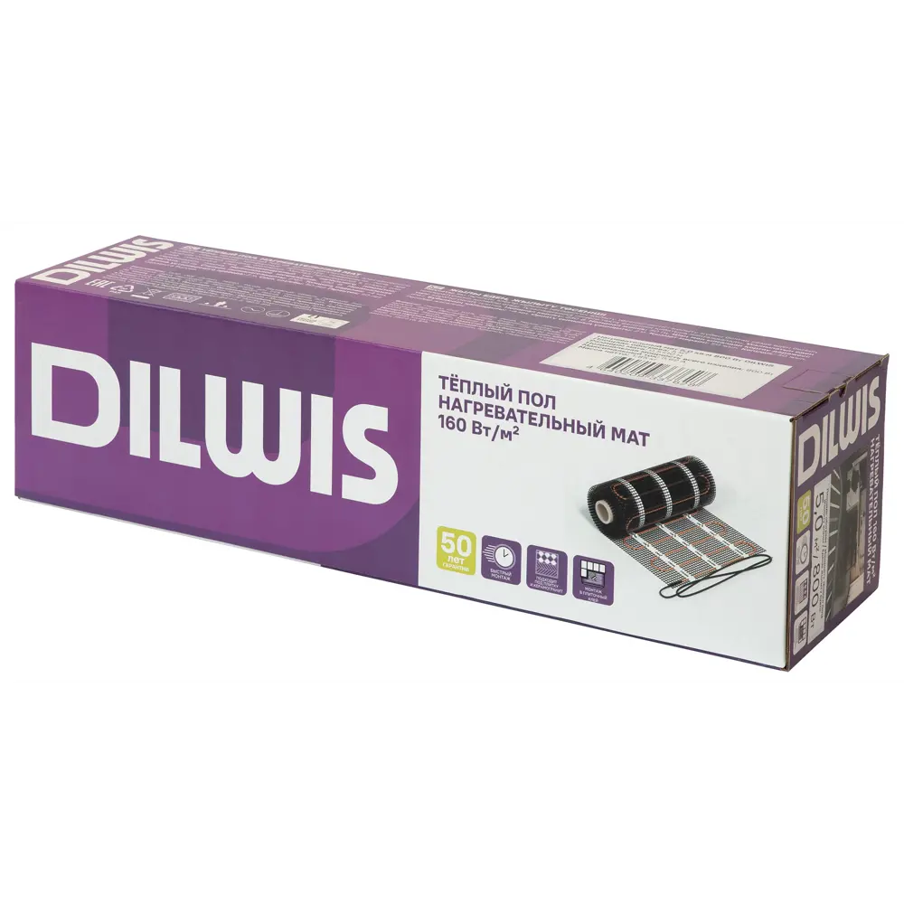 Нагревательный мат Dilwis для системы теплого пола 12 м² 89394468 STLM-1577047 - Вид №1