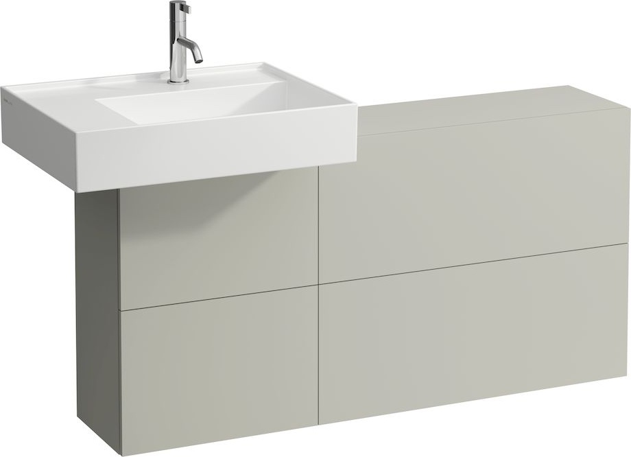 H8103357591121 Раковина с полочкой слева, со специальным скрытым сливом LAUFEN PRO - Вид №7