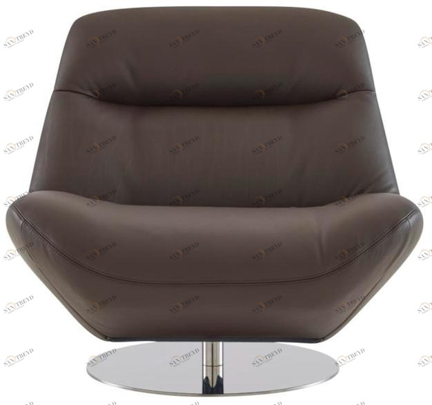 Ligne Roset Поворотное кожаное кресло Manarola 14090205