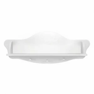 Полка-вешалка АБ55 белая ФАБРИКА ЛЕЛЬ  338515 Белый