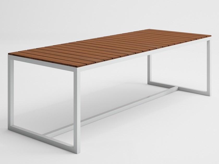 GANDIABLASCO Прямоугольный садовый стол из тика Saler teak sun-id-1412460 - Вид №2