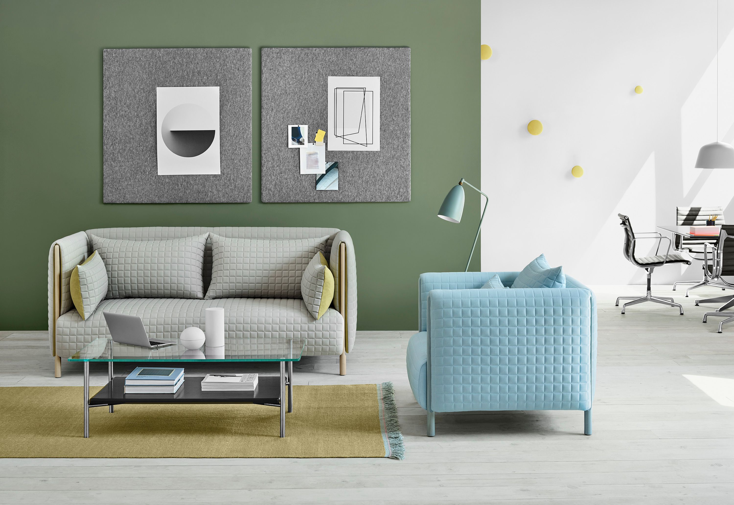 2-местный тканевый диван Herman Miller ColourForm ARCH-00072330 - Вид №4