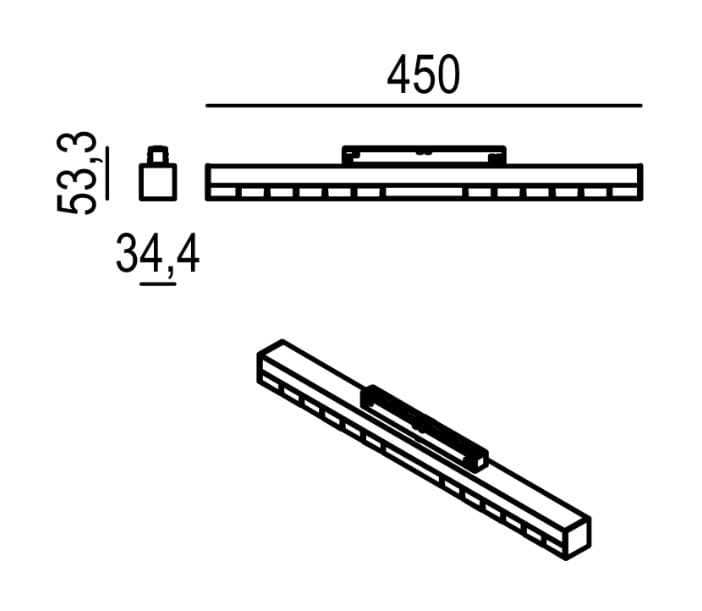 Алюминиевый утопленный светодиодный прожектор Lucifero's Mini Track-included ARCH-00080446 - Вид №5