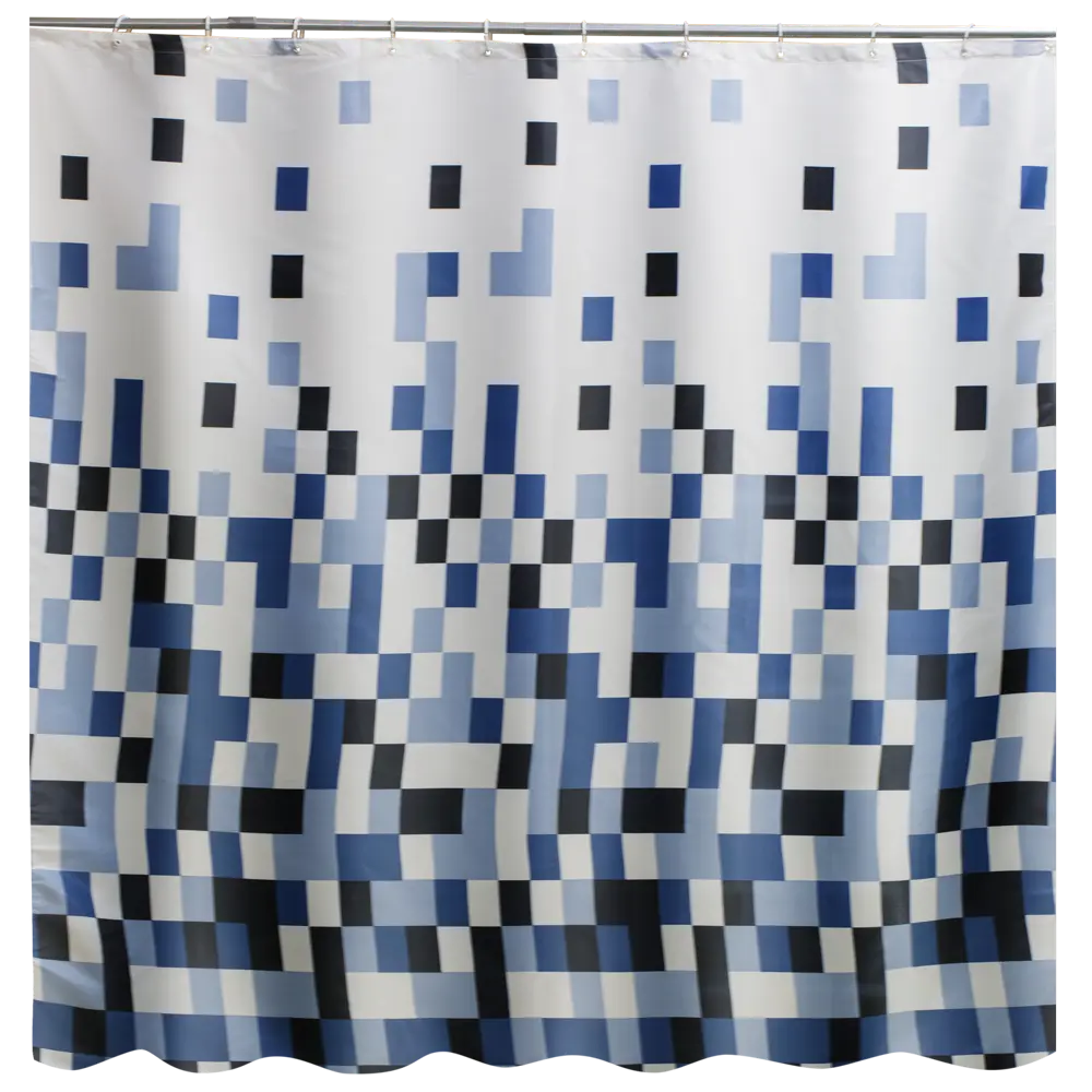Штора для ванной комнаты «Tetris» 180х180 см цвет голубой 14388798 STLM-2192870 Santreyd SWC