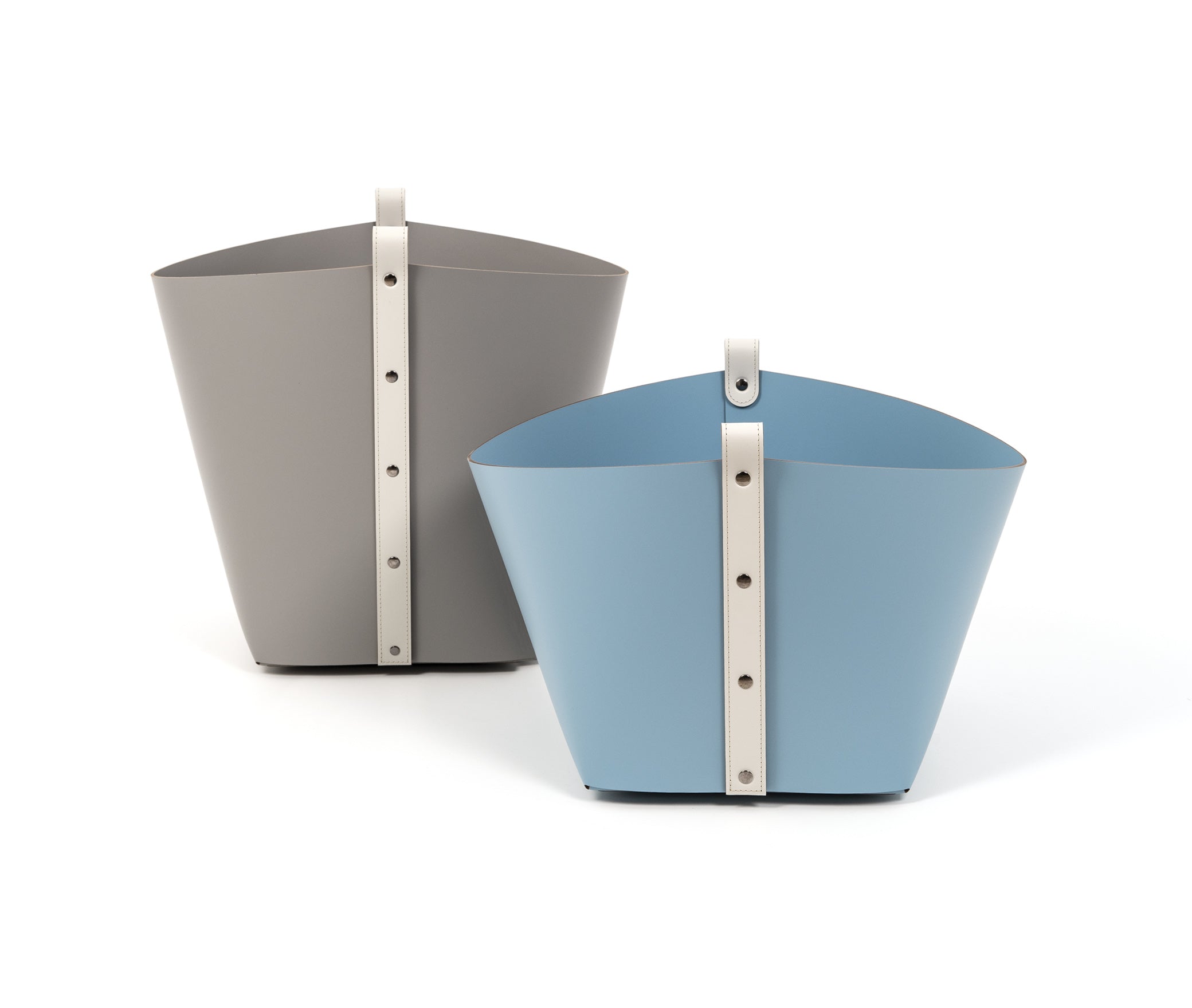 Корзина Ovo - 40X44XH39см / Кремовый / регенерированная кожа_coffee Pinetti 78.0181.082.015 - Вид №7