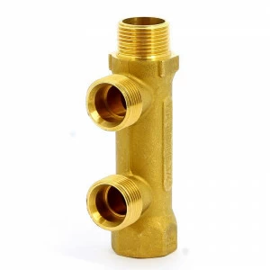 Коллектор НВ 3/4" TIEMME 2 выхода 3/4"ЕК 50мм