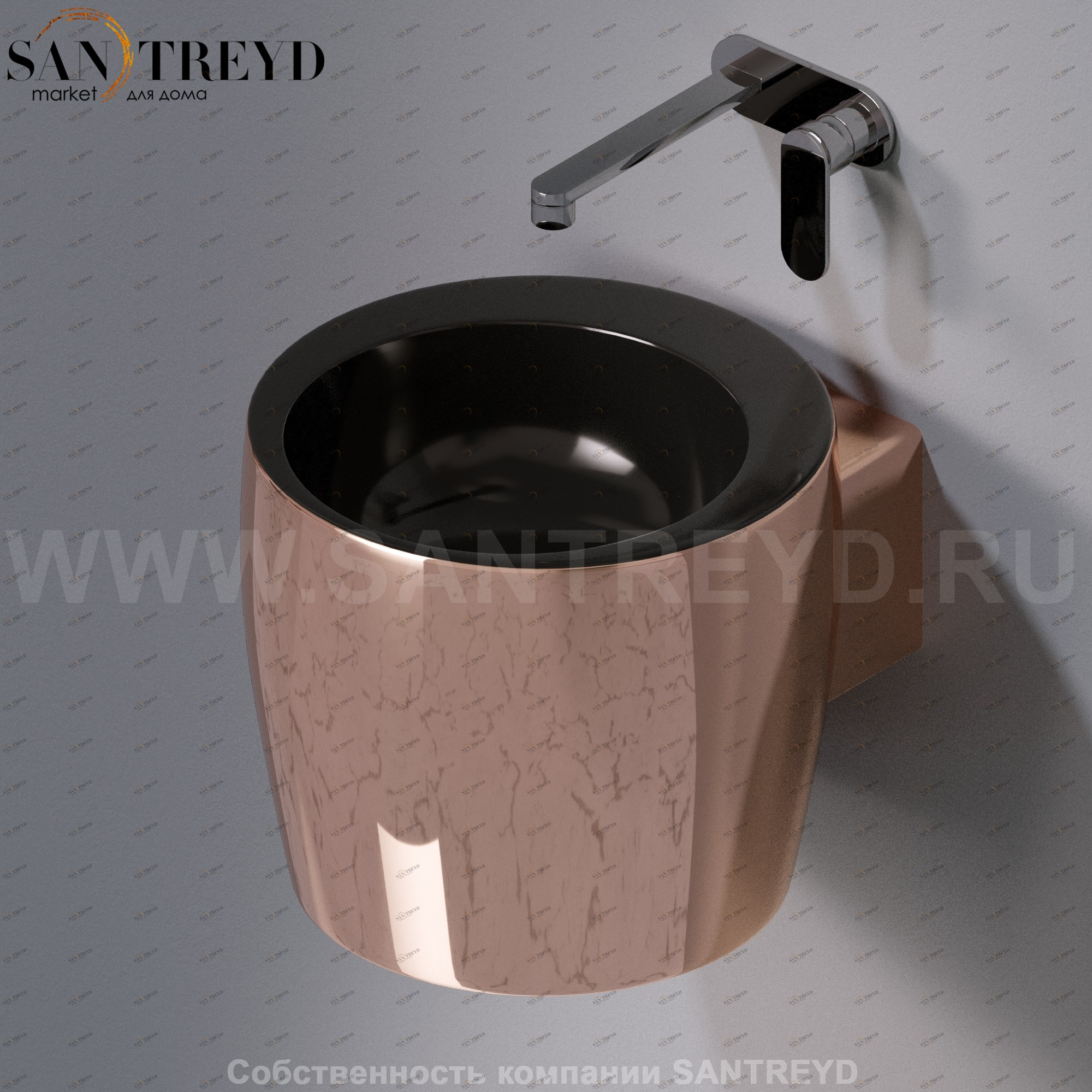 L102T0R0V1.260 Подвесная раковина настенная круглая A. e T. Italia SPOT AeT ITALIA TOTEM