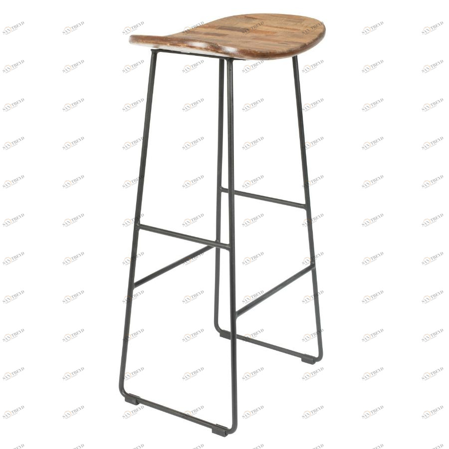 Стул барный Tangle, дерево White Label Living 1500076