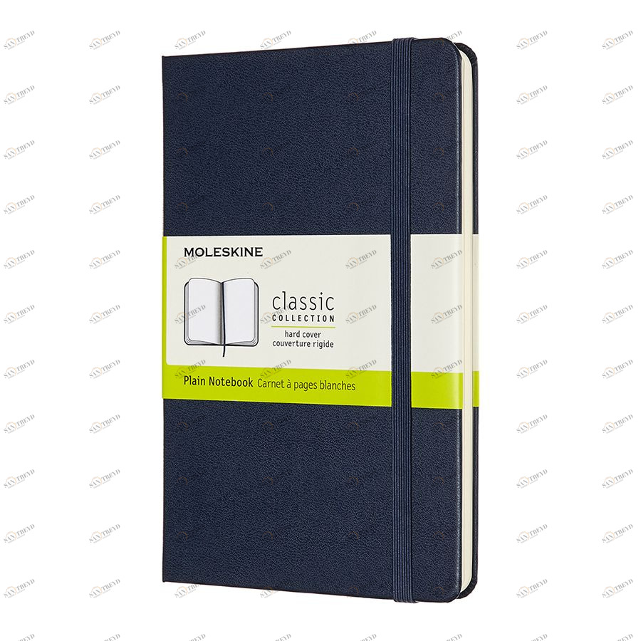 Блокнот Moleskine CLASSIC Medium 115х180мм 208стр. нелинованный твердая обложка синий 1127893