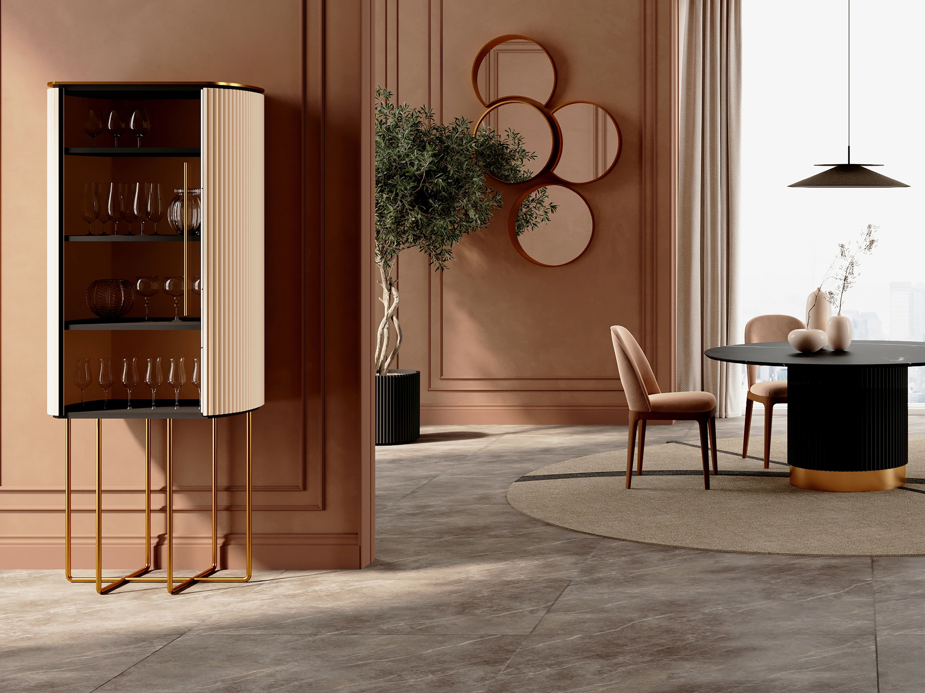 Деревянный и металлический сервант CASA +39 ENCORE Italia ARCH-00068788 - Вид №2