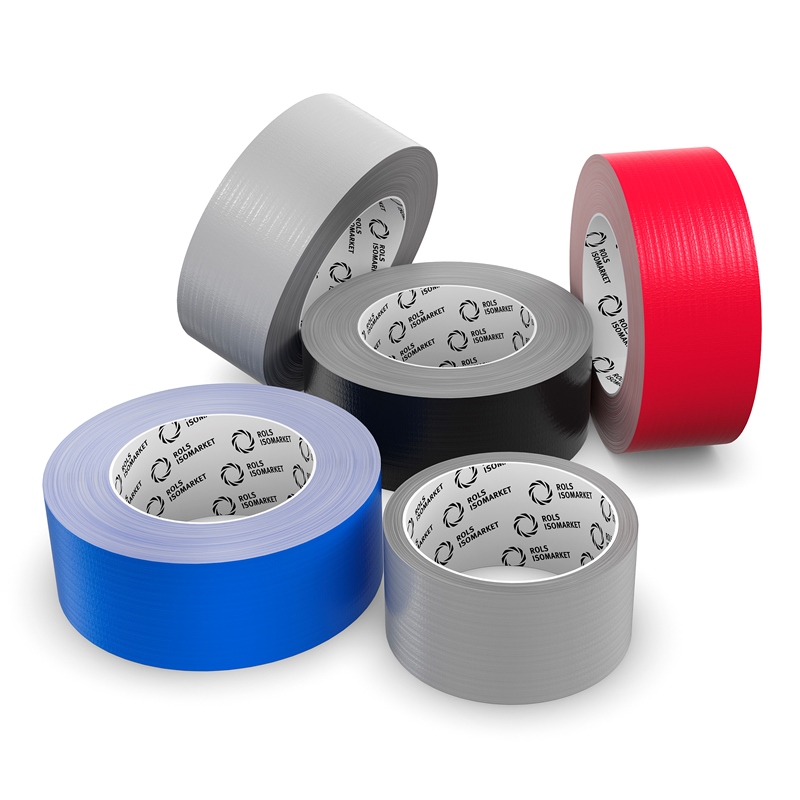 Лента Energoflex армированная самоклеющаяся серая ROLS ISOMARKET 48мм х 50м EFXL04850ARSKGR - Вид №3