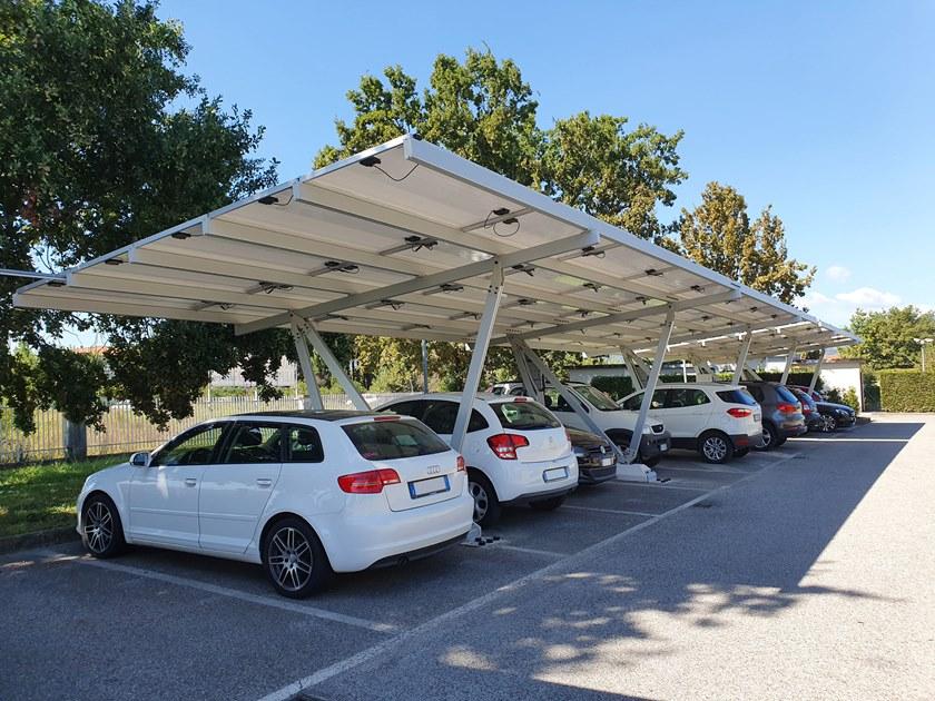 Giulio Barbieri Укрытие с фотоэлектрическими панелями для парковочного места sun-id-1415564 - Вид №4