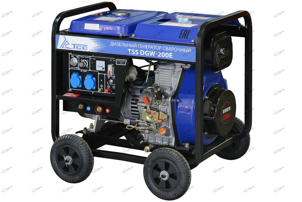 Дизельный сварочный генератор TSS DGW-200E Santreyd sun-id-1034321