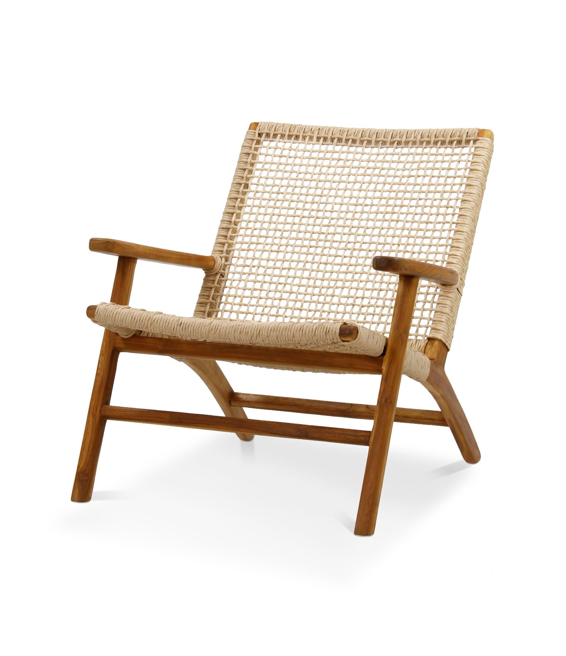 Садовое кресло из тика и ротанга Pilma Danout ARCH-00074301 - Вид №1