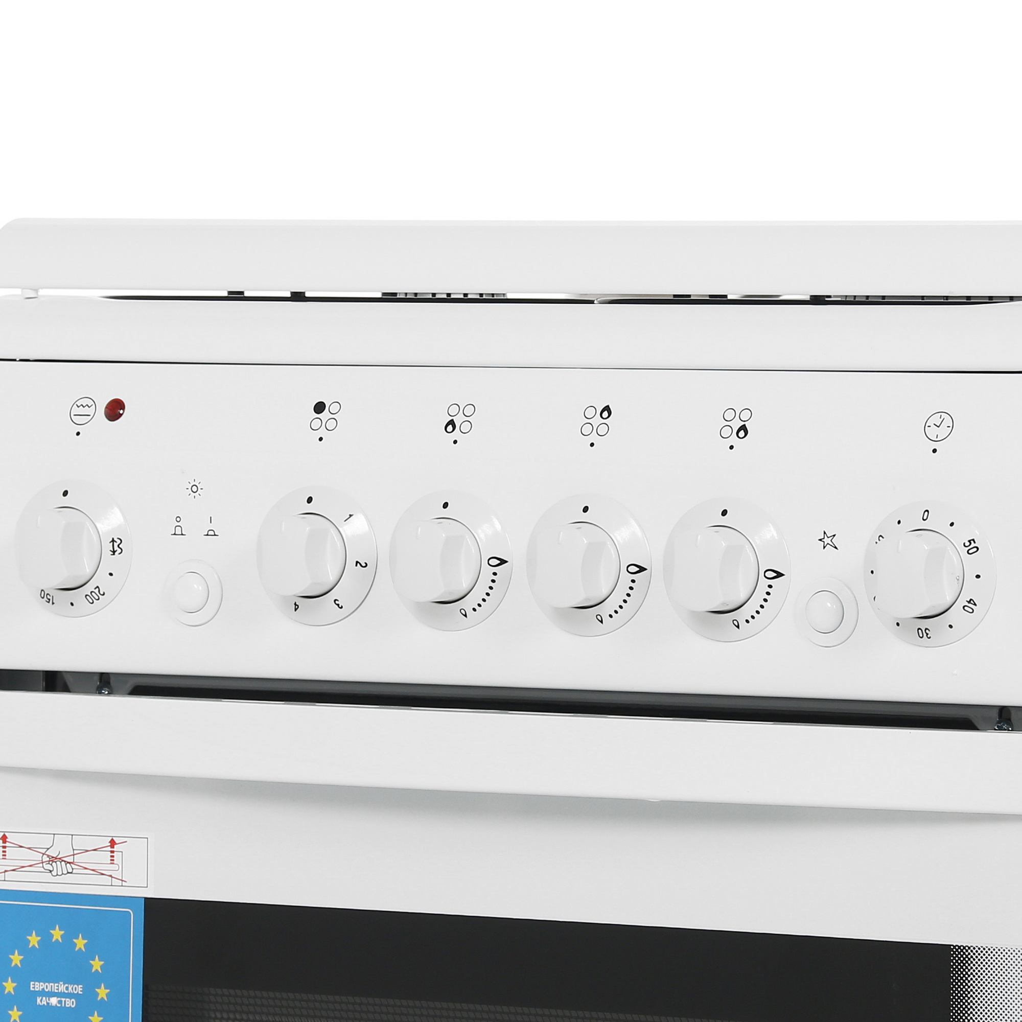 1185584 Комбинированная плита De Luxe 506031.00ГЭ (КР) белый STDN-0119055 - Вид №3