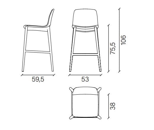 Тканевый стул Devina Nais Кельн ARCH-00062244 - Вид №2
