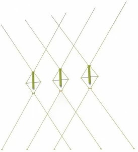 designheure Светодиодный настенный светильник из стали Mozaik Xcross3moz