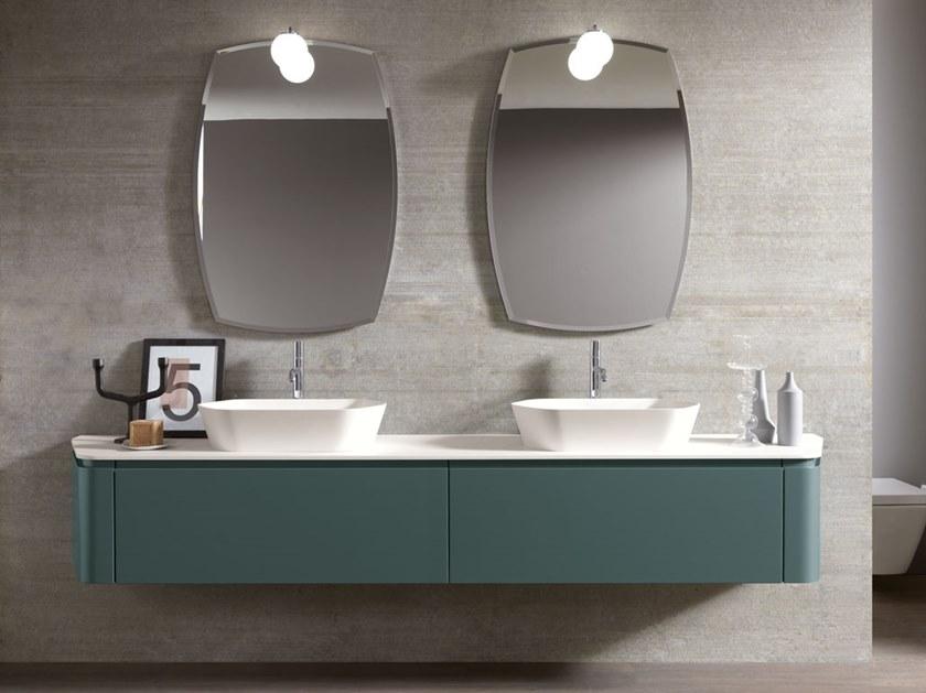 Archeda Двойная лакированная деревянная тумба под умывальник Gola sun-id-1385700 - Вид №5