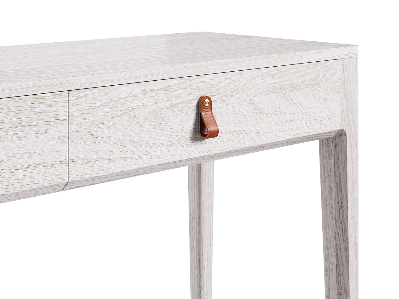 Туалетный столик с ящиками беленый дуб "Веджвуд" Case THE IDEA  210509 Беленый дуб;бежевый  - Вид №2