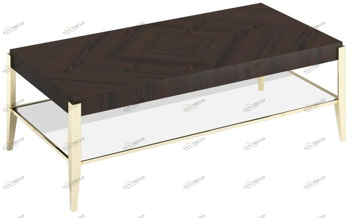 Capital Collection Низкий прямоугольный деревянный журнальный столик для гостиной sun-id-1407814