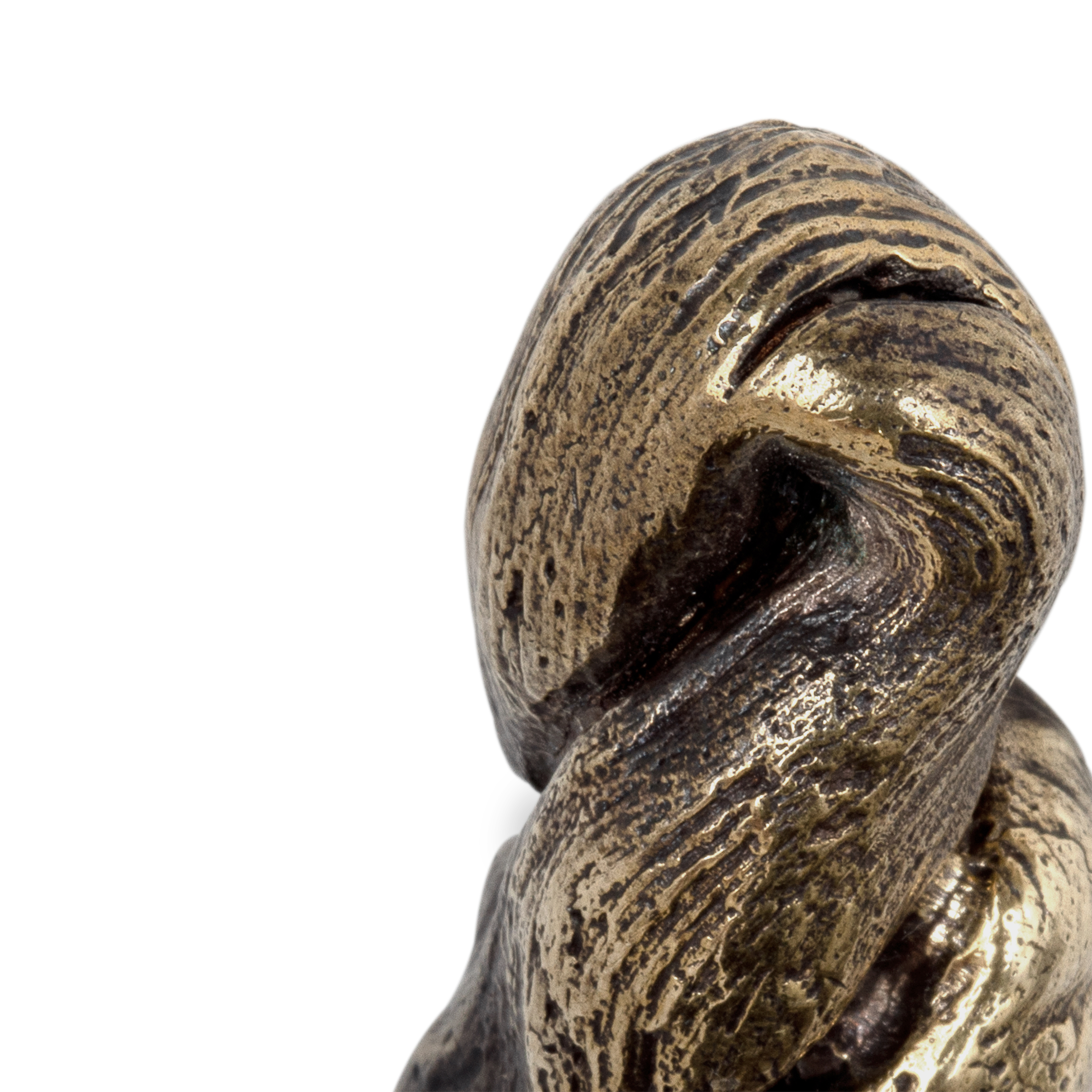 EA1037 PullCast Ручка ящика KNOT Состаренная латунь  - Вид №2