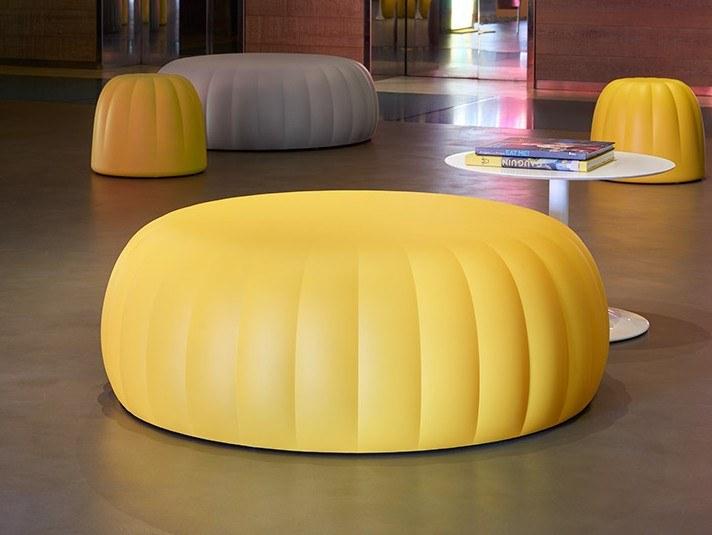 SLIDE Круглый пуф из полиуретана Gelée sun-id-1513591 - Вид №1