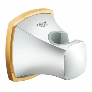 Держатель настенный для ручного душа GROHE Grandera, хром/золото (27969IG0)