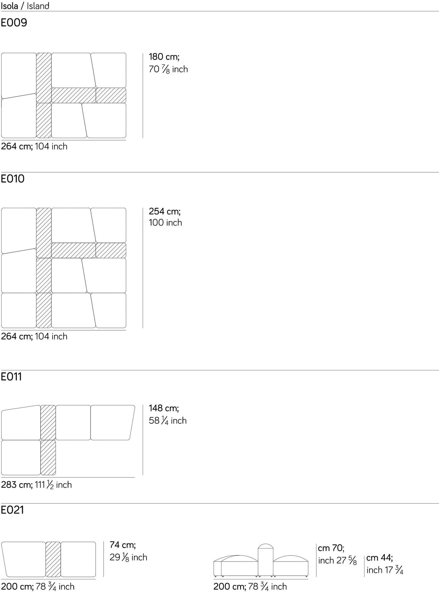 AMURA Модульный секционный диван Lapis E009 - Вид №13
