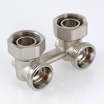 VT.345.NA.05 Узел нижнего подключения радиатора угловой Valtec 3/4", «евроконус»  - Вид №1