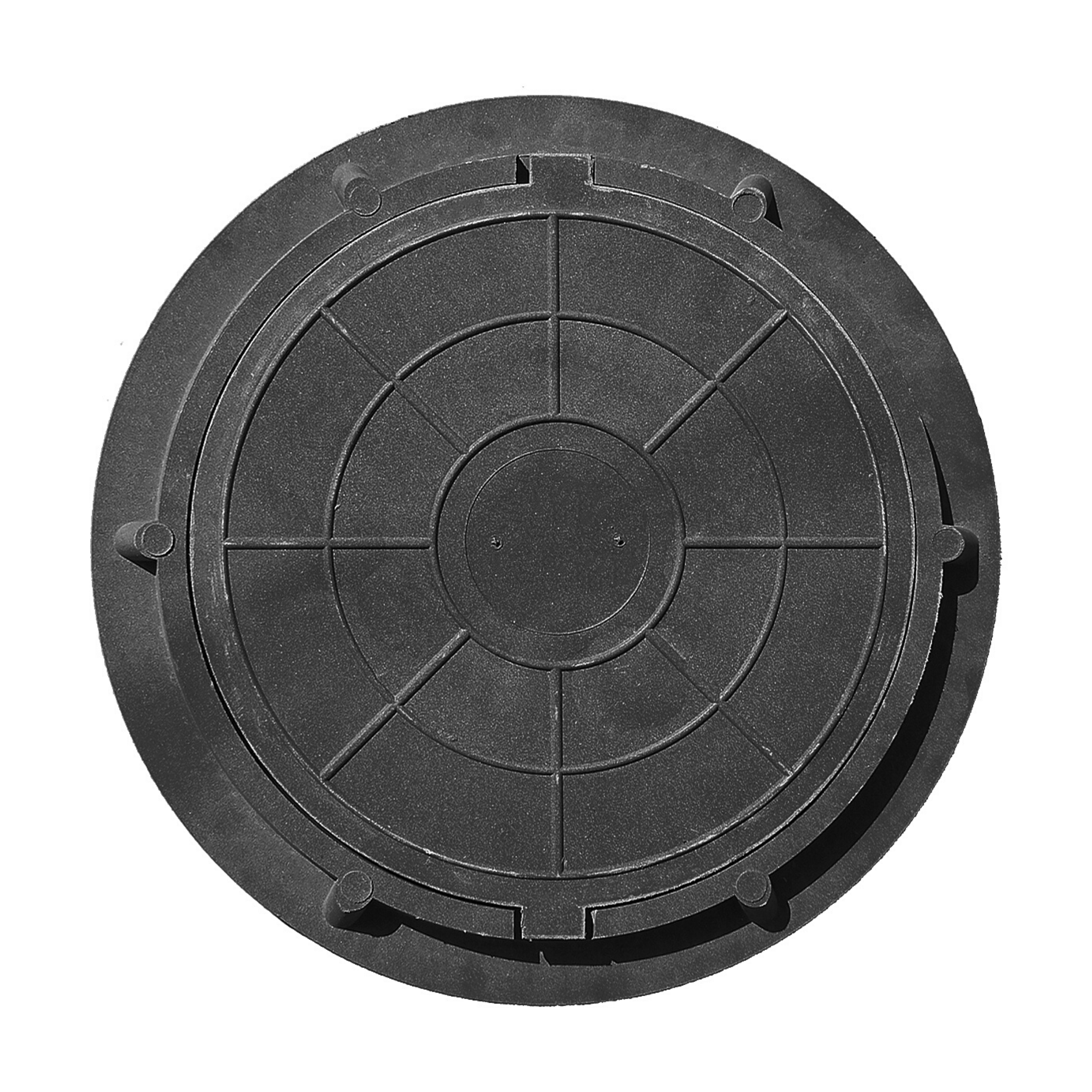 Полимерпесчаный люк Santreyd для колодцев диаметром 580 мм 82382829 STLM-0026044