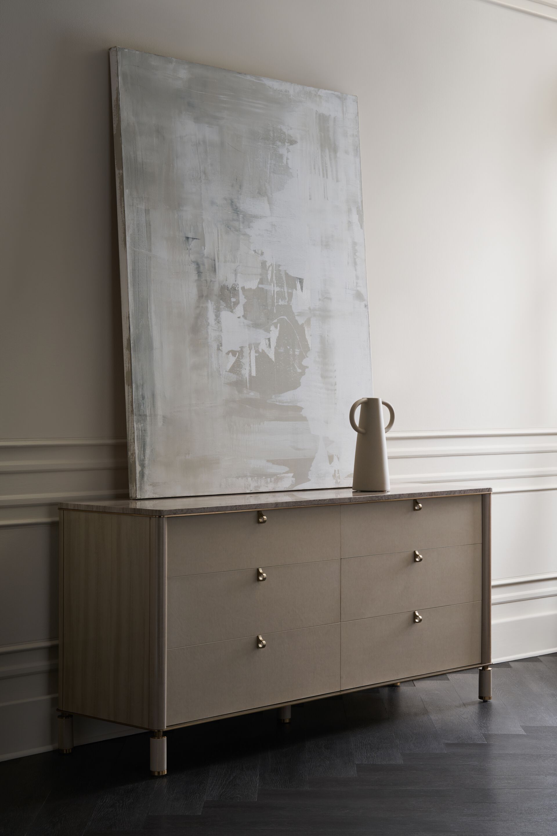 Комод с травертиновым верхом Caracole Balance ARCH-00082625 - Вид №1