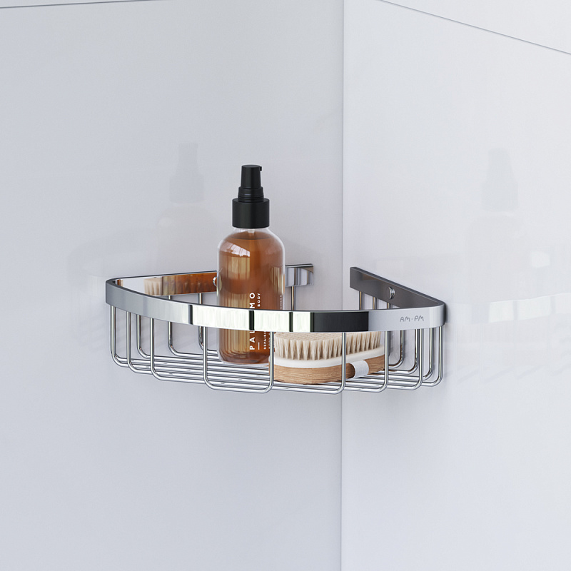 A7452100 Корзина для душа угловая хром AM.PM Sense L  - Вид №1