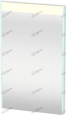 BR700000909 Зеркало с подсветкой Brioso #BR7000 420 x 45 мм Светло-голубой матовый декор Duravit