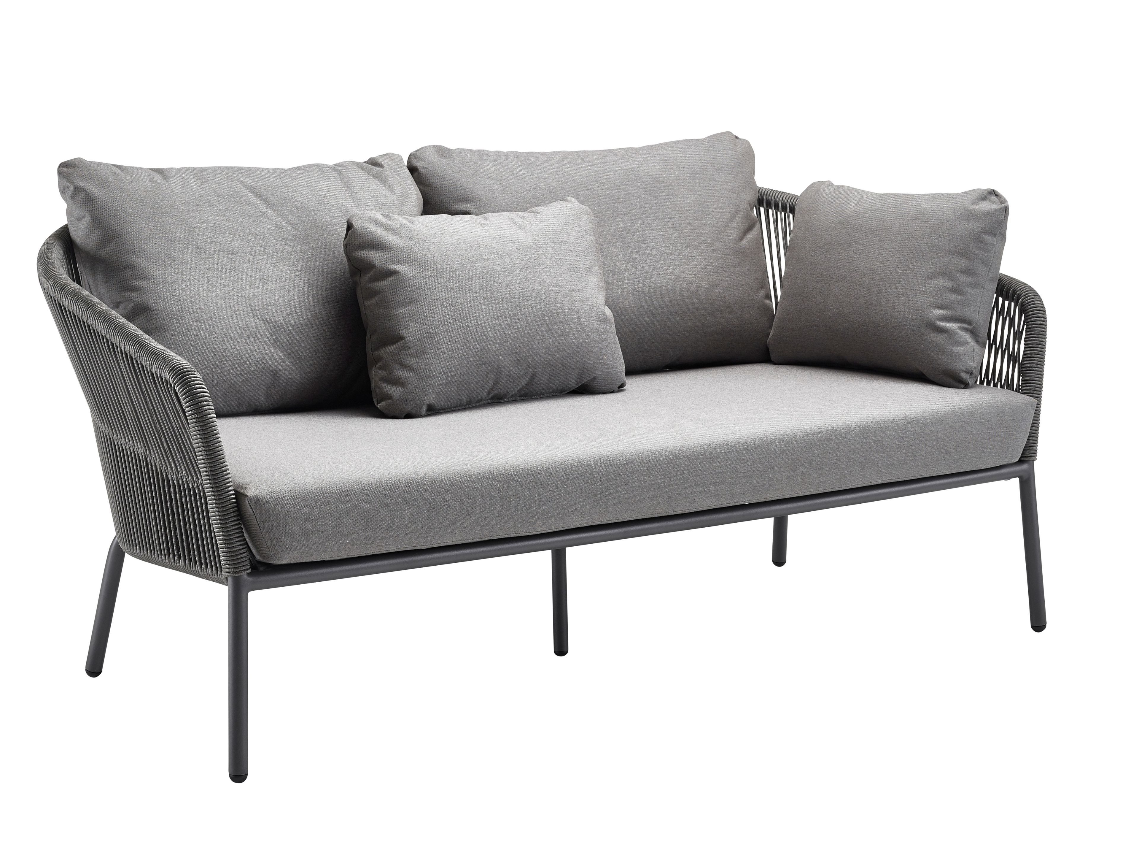 2-местный тканевый мягкий садовый диван solpuri Loop Lounge ARCH-00110951