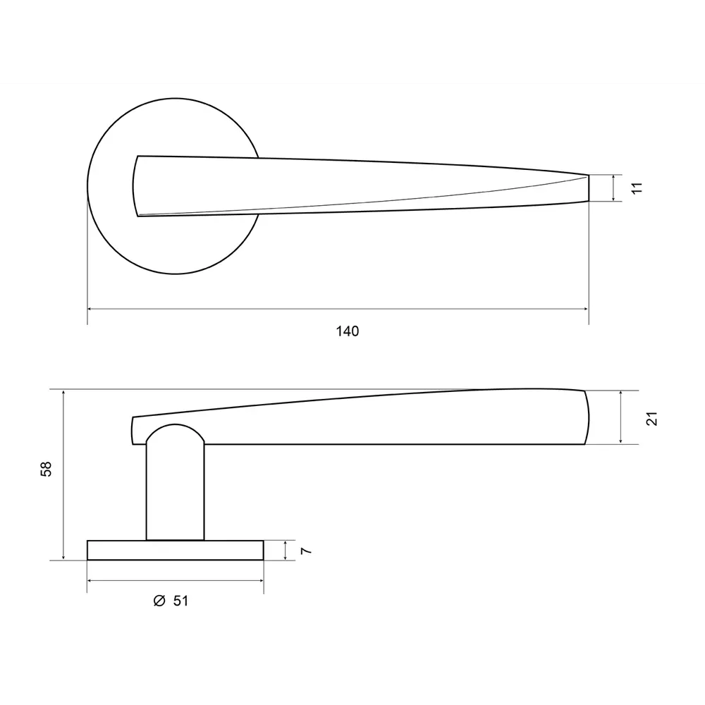 Дверные ручки PALLADIUM Tusculum для интерьера и экстерьера 85081864 STLM-0058323 - Вид №4