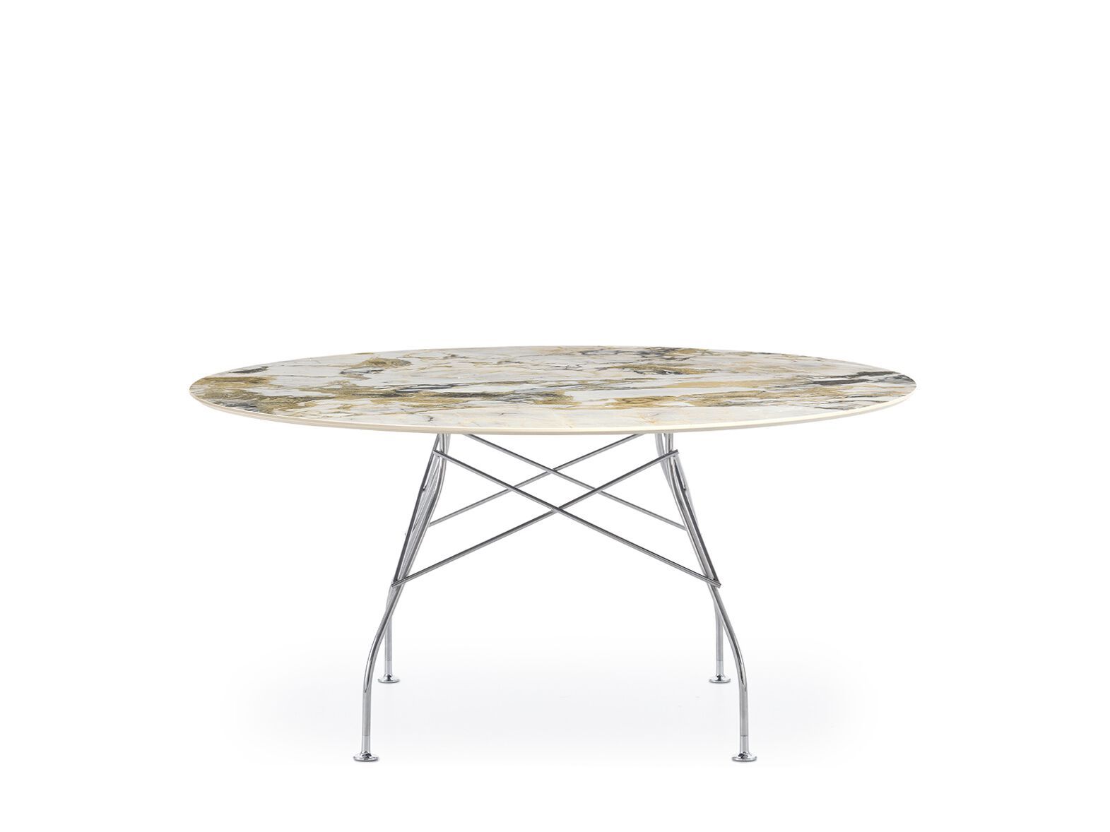 Круглый обеденный стол из керамогранита Kartell GLOSSY XXL ARCH-00076055 - Вид №4