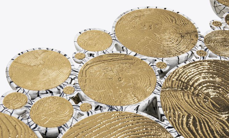 0-110 Консоль Newton из искусственного мрамора Boca Do Lobo  - Вид №18