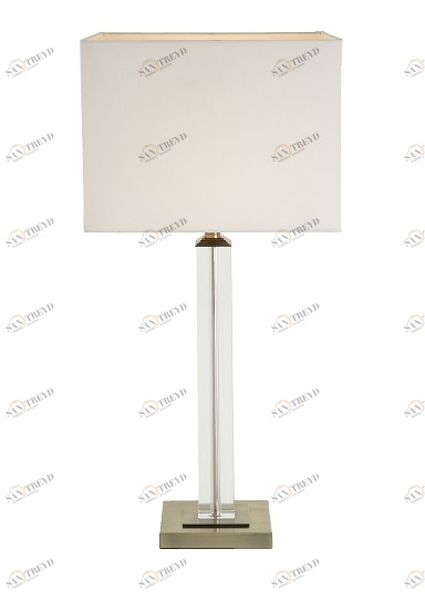 Настольная лампа Branna Crystal Column от RVAstley 5364 RVASTLEY КЛАССИЧЕСКИЕ 061993 Белый;прозрачный 