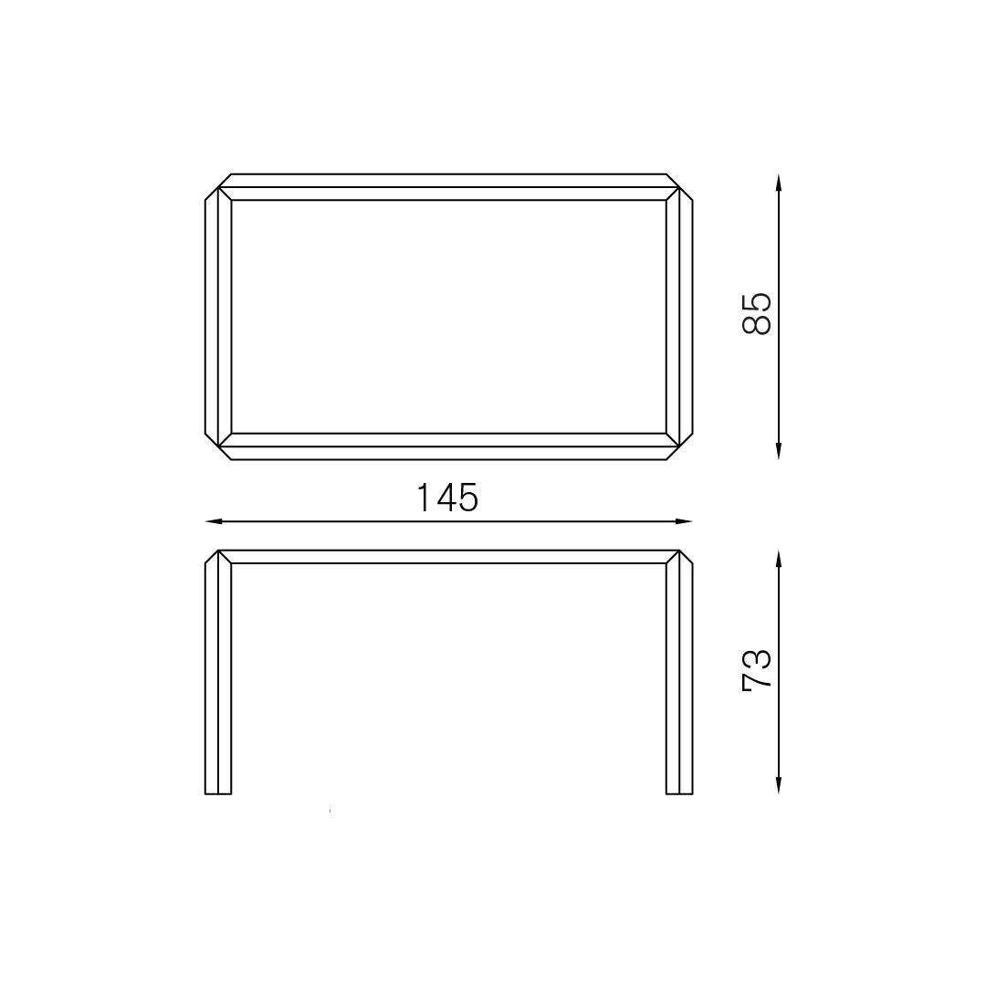 Алюминиевый стол BALERI ITALIA T-образный стол ARCH-00080070 - Вид №18