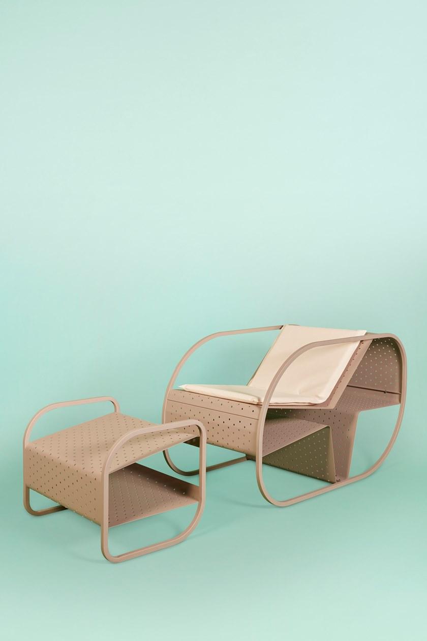 Giacopini Подставка для ног / журнальный столик из металла Flip sun-id-1390561 - Вид №8