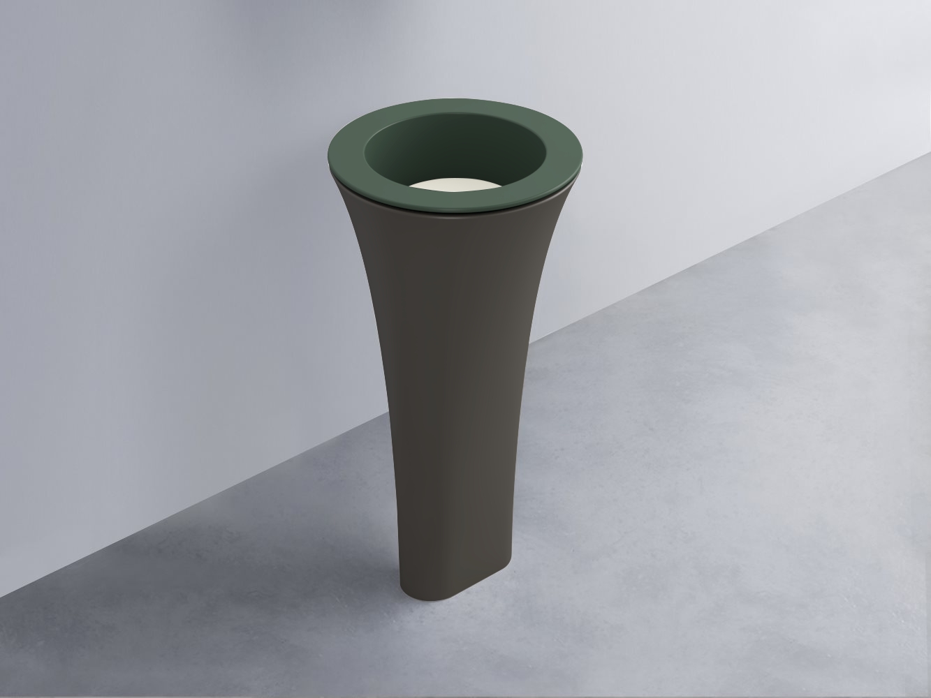 AMLA45-MU+AMPILT-TL+AMCOLT-FN Раковина Amedeo Tondo отдельностоящая cielo Enjoy + Amedeo Ceramica Cielo