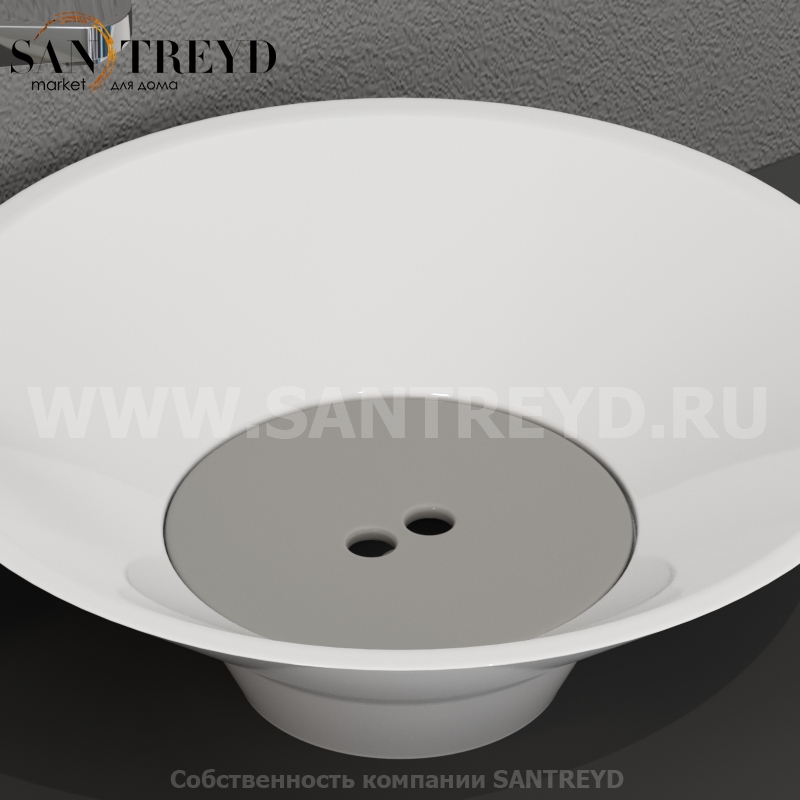 486059 Накладка на слив из керамики цвет Лед Kerasan Deco Италия