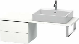 LC582701818 Шкафчик для компактной консоли L-Cube #LC5827 520 x 477 мм Белый матовый, декор