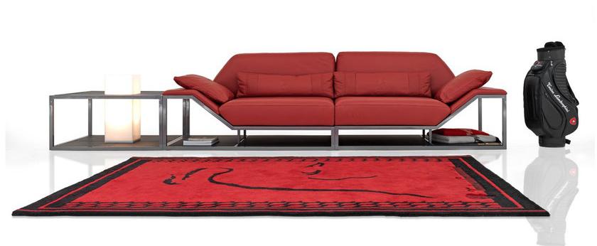 Tonino Lamborghini Casa 3-х местный кожаный диван с обивкой Long beach modern sun-id-1420419 - Вид №1