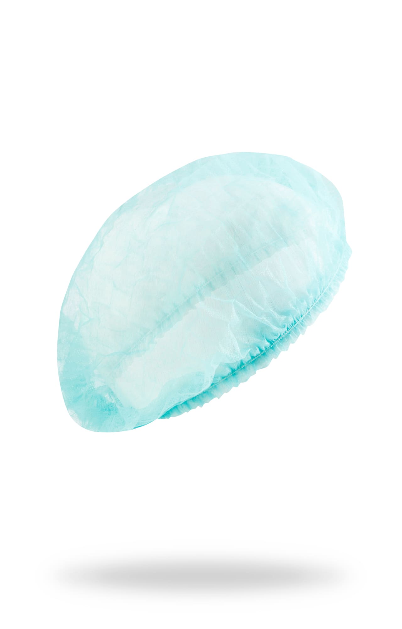 60470 Шапочка-шарлотта зеленая  Одноразовая одежда размер Спецодежда  - Вид №1