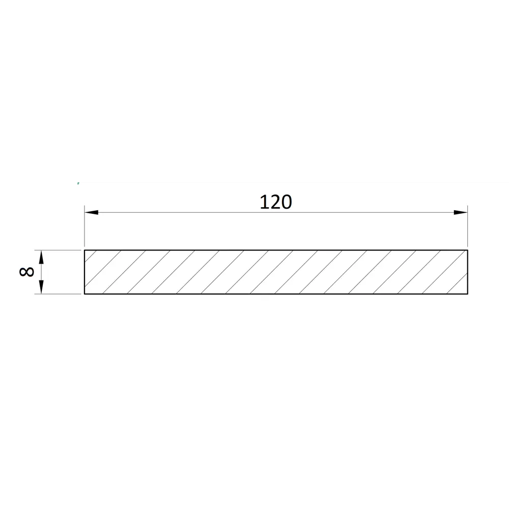 Добор Verda 2070x120x8 мм финиш-бумага ламинация цвет ясень бежевый STLM-2108486 - Вид №3