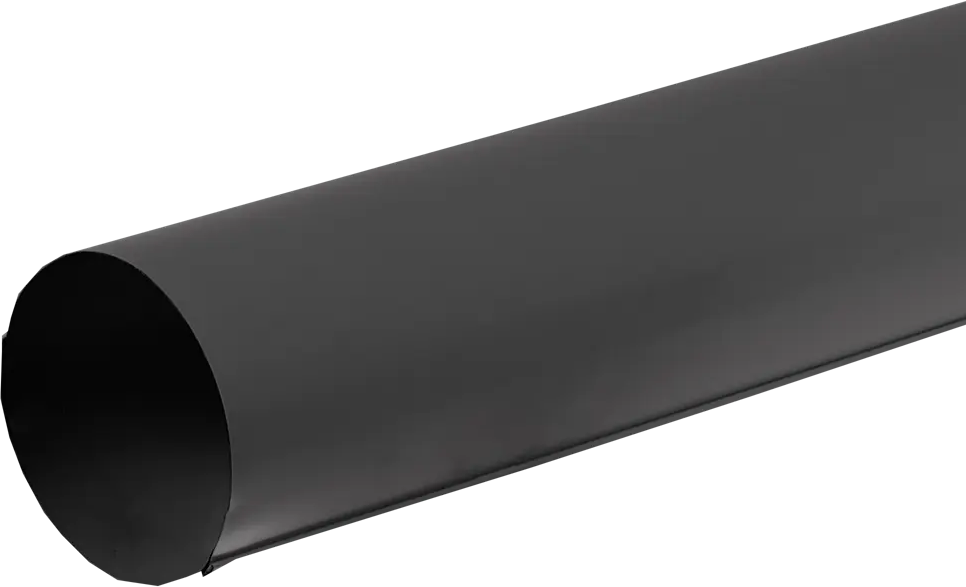 88209238 Труба водосточная Интерпрофиль 90 мм 2 м цвет серый STLM-1016807